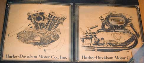 Poster Harleymotoren