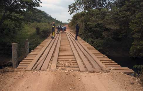 Holzbrücke