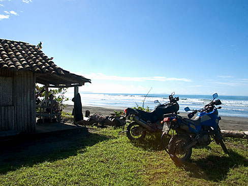 Las Lachas und unsere Cabania direkt am Strand